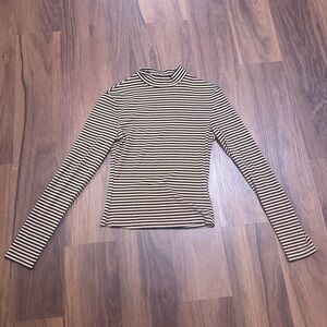 SHEIN Striped Long Sleeve Tee